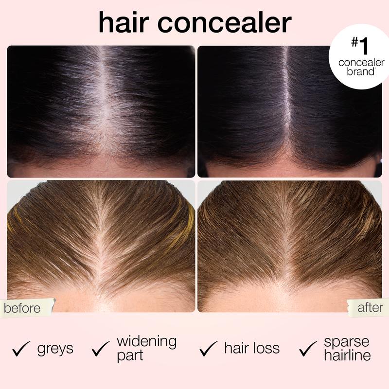 Touch & Go Hair Concealer – Instant Root Touch-Up & Fuller-Looking Hair