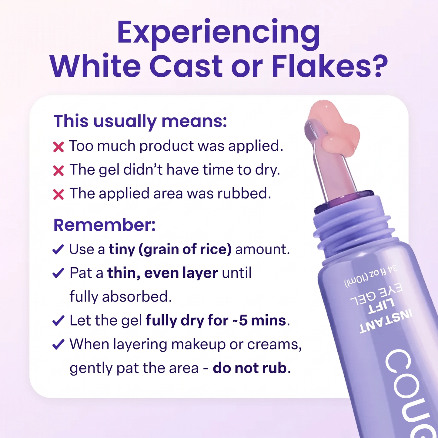 ✨ COUGEX -Eye Bag Instant Eraser