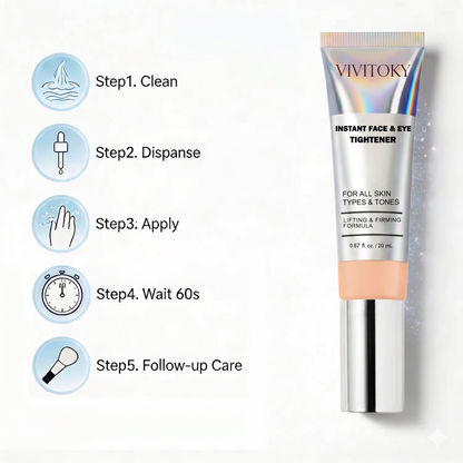 Vivitoky Instant Face Temporary Tightener – Instant visible results in 60 seconds