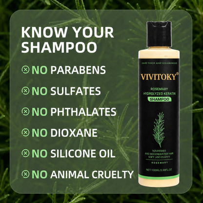 🔥LAST DAY 60% OFF - 🌿Vivitoky® Organic Rosemary Hair Growth Shampoo